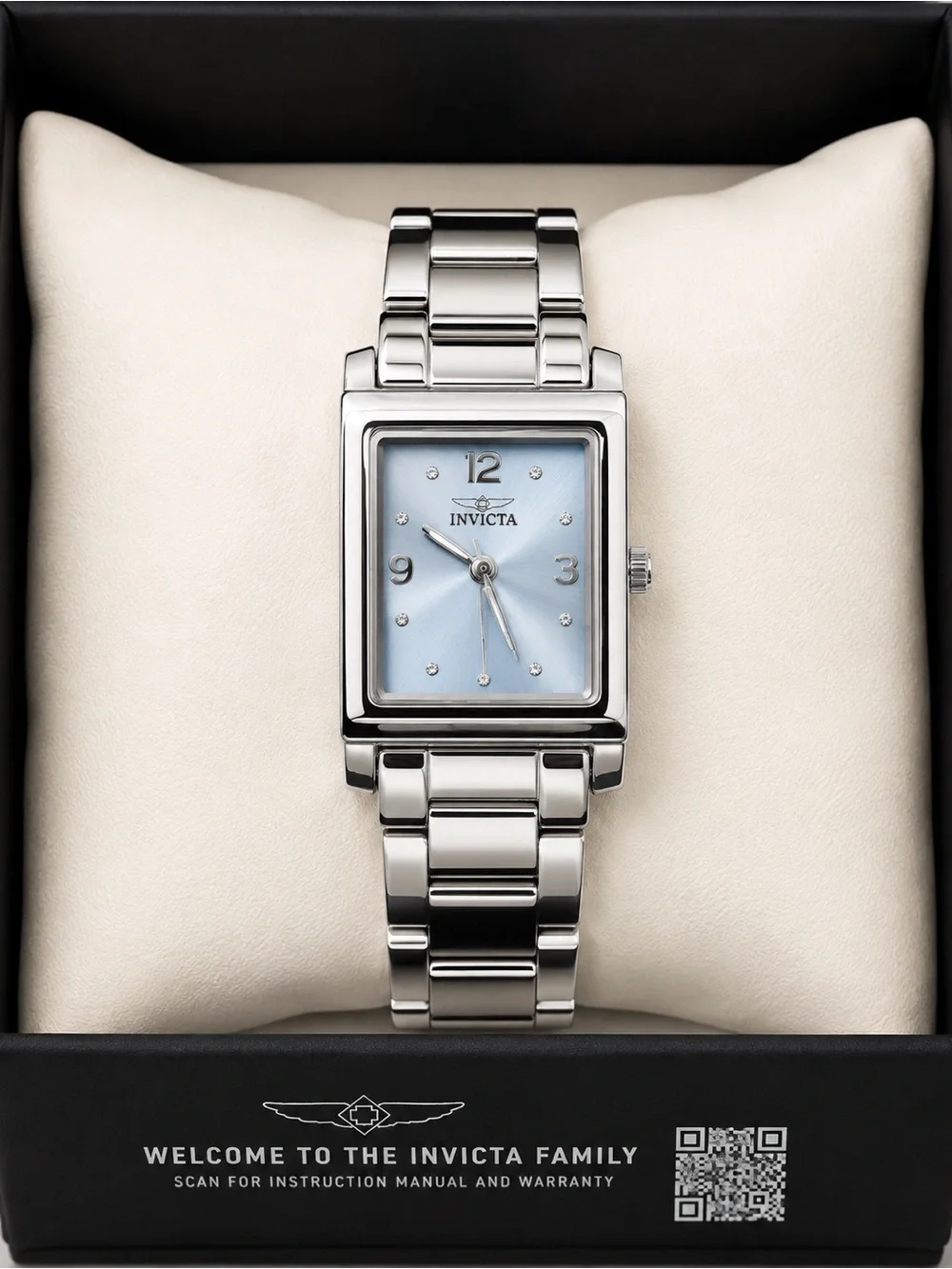 Invicta Women's Silver Bracelet Watch with Light Blue Dial Model 70243